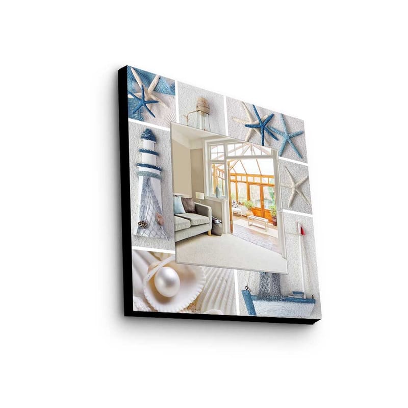 Dekorspeil 50x50 cm, Flerfarget