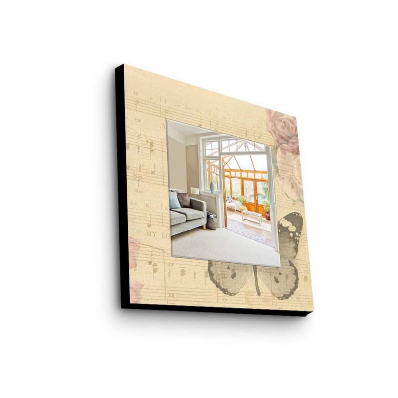 Dekorspeil 50x50 cm, Flerfarget