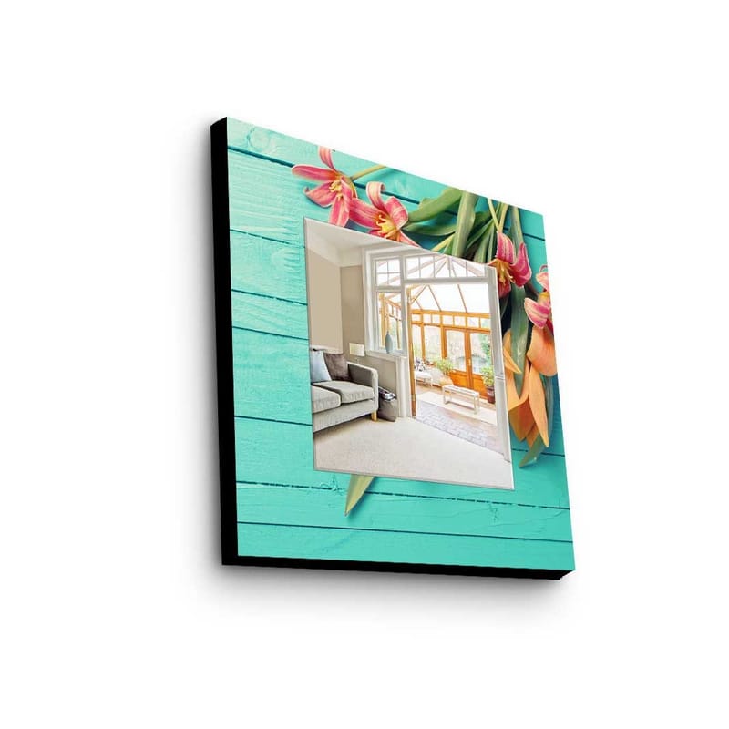 Dekorspeil 50x50 cm, Flerfarget