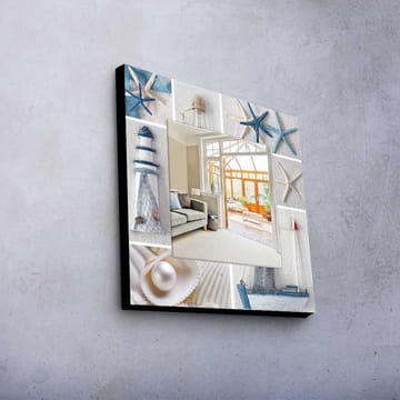 Dekorspeil 50x50 cm - Flerfarget - Interiør - Speil - Veggspeil