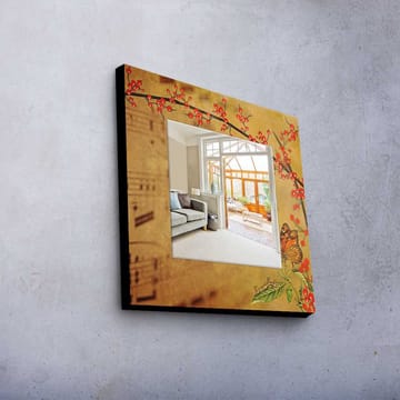 Dekorspeil 50x50 cm - Flerfarget - Interiør - Speil - Veggspeil