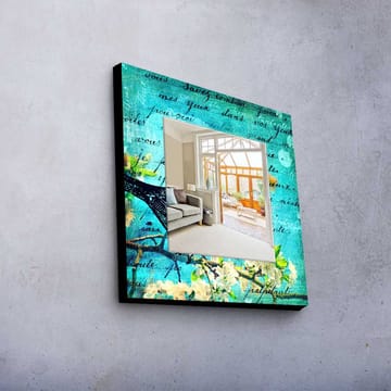 Dekorspeil 50x50 cm - Flerfarget - Interiør - Speil - Veggspeil