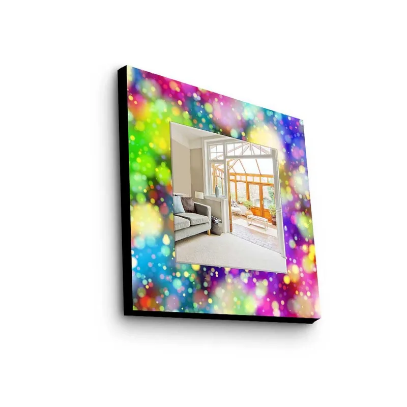 Dekorspeil 50x50 cm, Flerfarget