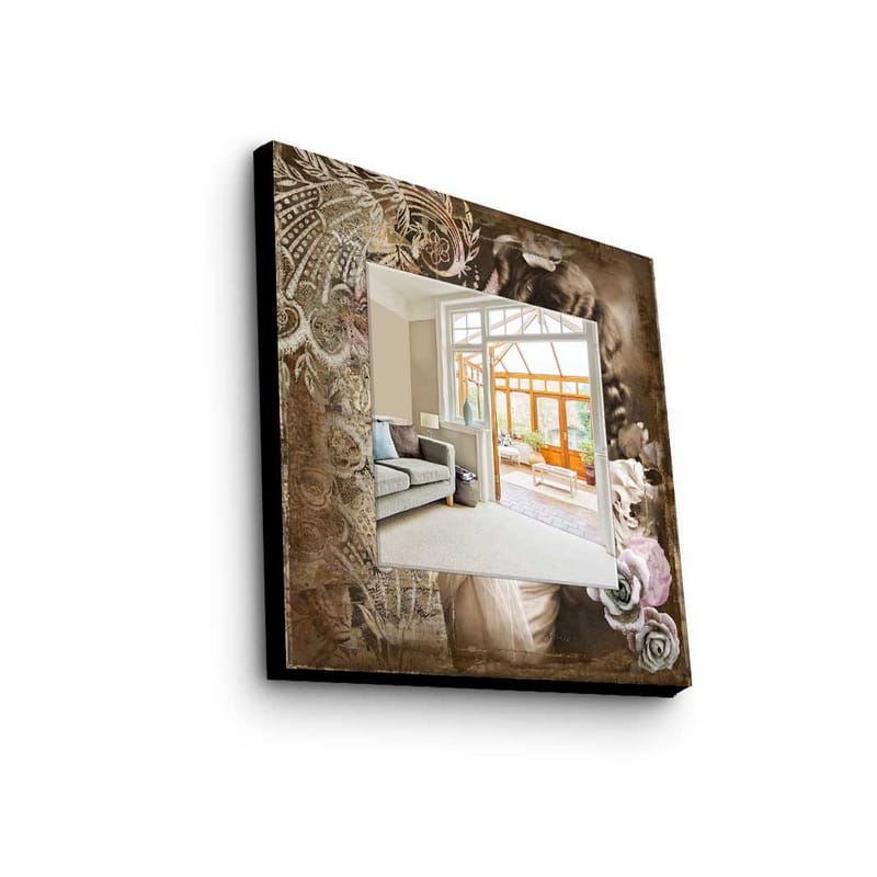 Dekorspeil 50x50 cm, Flerfarget