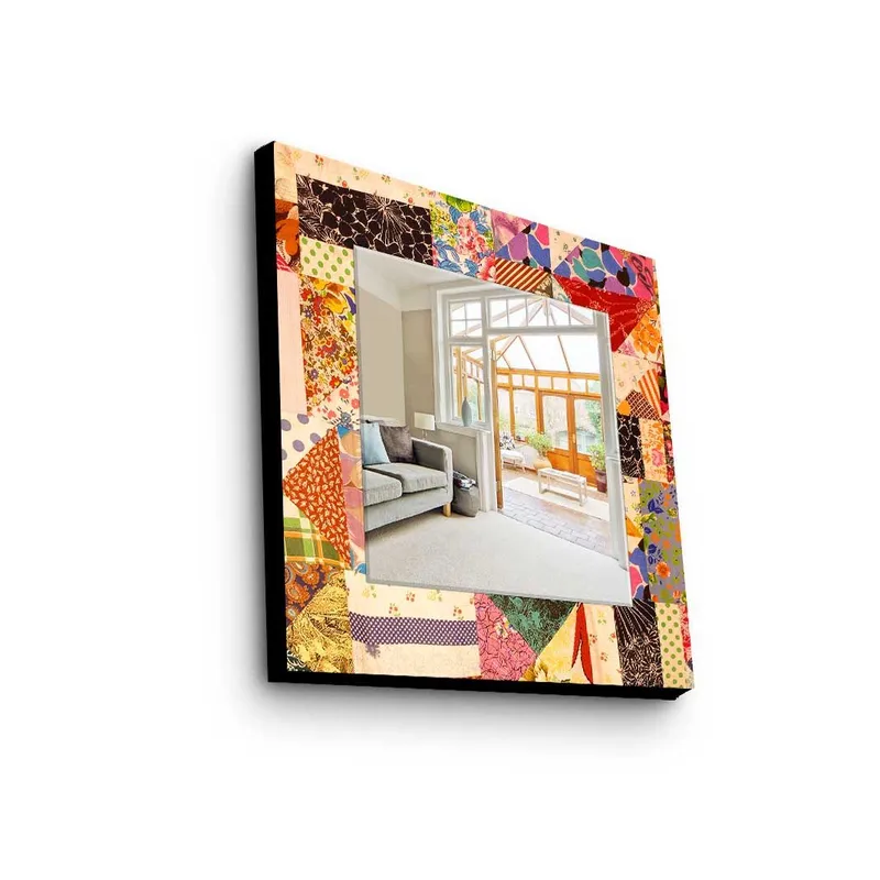 Dekorspeil 50x50 cm, Flerfarget