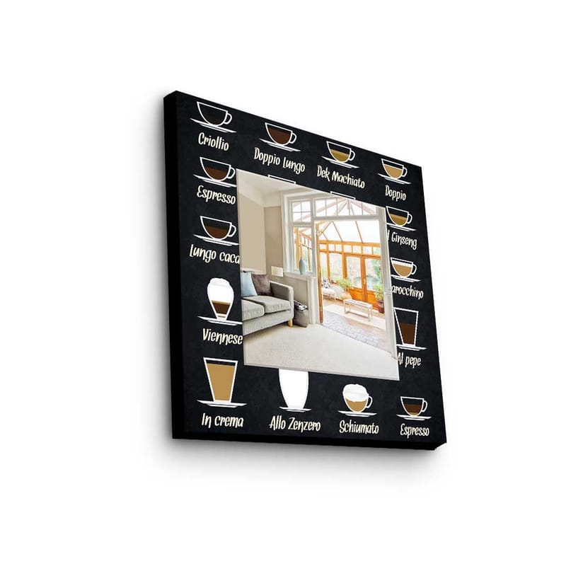 Dekorspeil 50x50 cm, Flerfarget