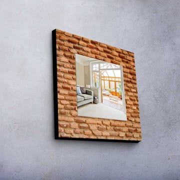 Dekorspeil 50x50 cm - Flerfarget - Interiør - Speil - Veggspeil