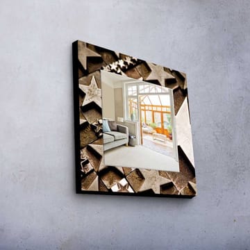 Dekorspeil 50x50 cm - Flerfarget - Interiør - Speil - Veggspeil