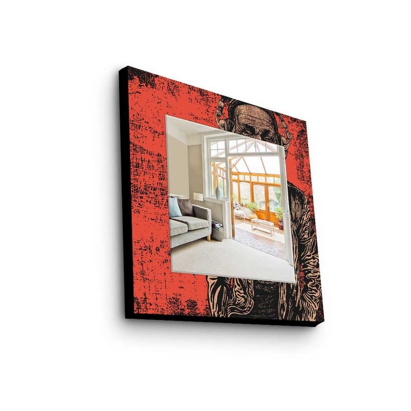 Dekorspeil 50x50 cm, Flerfarget