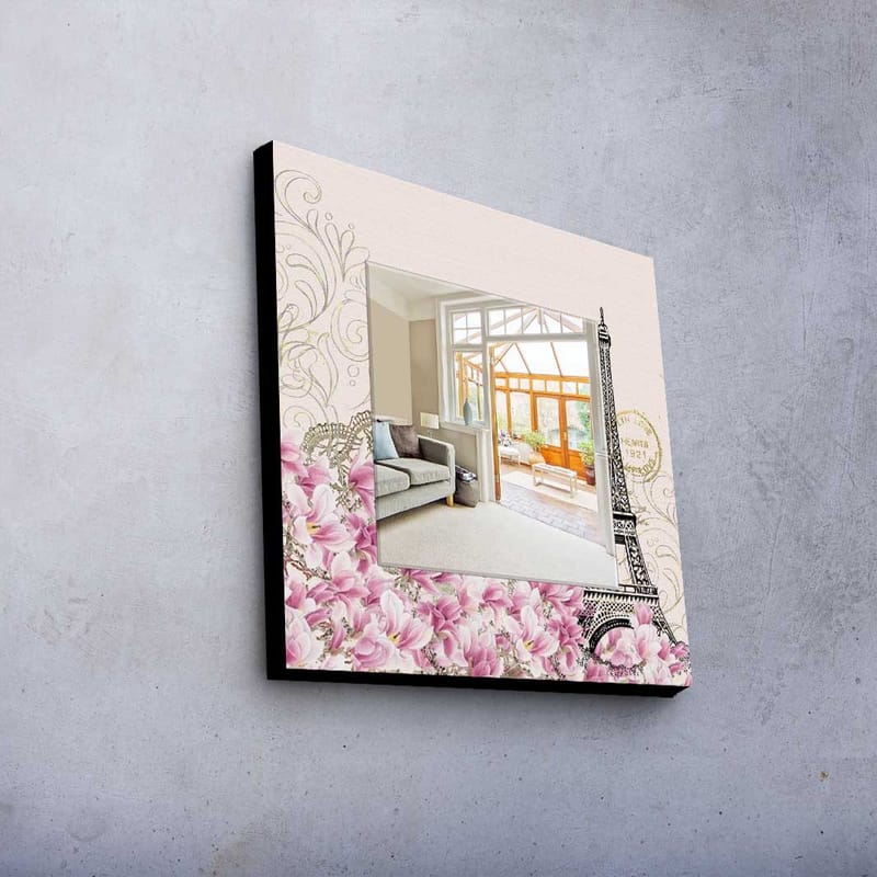 Dekorspeil 50x50 cm - Flerfarget - Interiør - Speil - Veggspeil