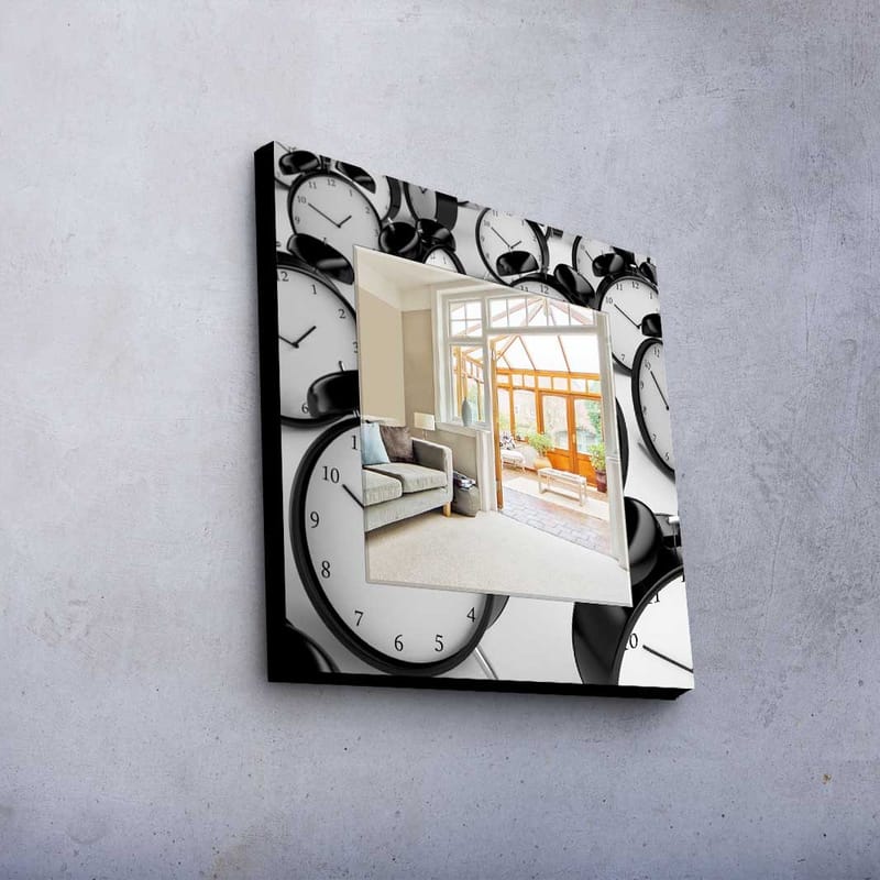 Dekorspeil 50x50 cm - Flerfarget - Interiør - Speil - Veggspeil