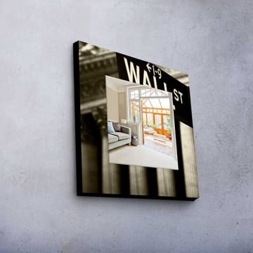 Dekorspeil 50x50 cm - Flerfarget - Interiør - Speil - Veggspeil