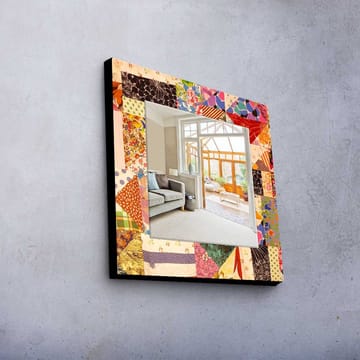 Dekorspeil 50x50 cm - Flerfarget - Interiør - Speil - Veggspeil