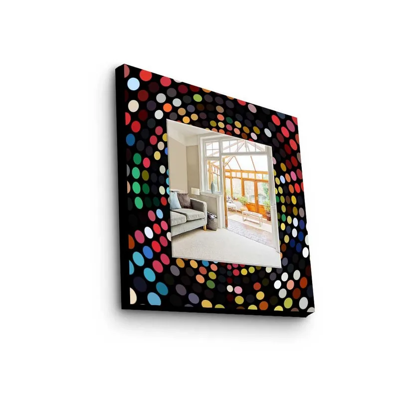 Dekorspeil 50x50 cm, Flerfarget