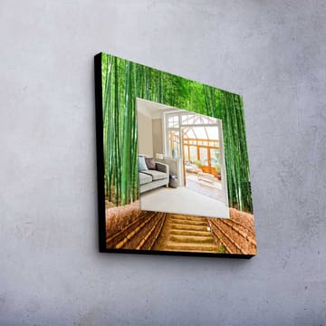 Dekorspeil 50x50 cm - Flerfarget - Interiør - Speil - Veggspeil