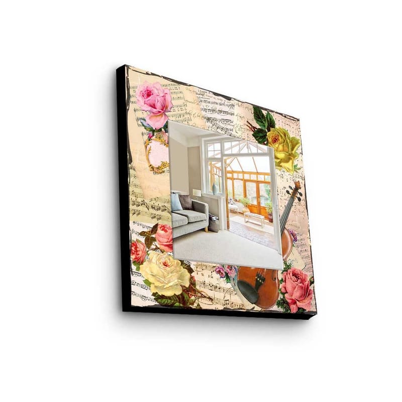 Dekorspeil 50x50 cm, Flerfarget