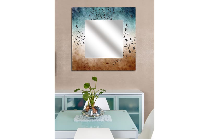 Dekorspeil Krasnaja 50x50 cm Animals - Plexiglass / flerfarget - Gangspeil - Veggspeil