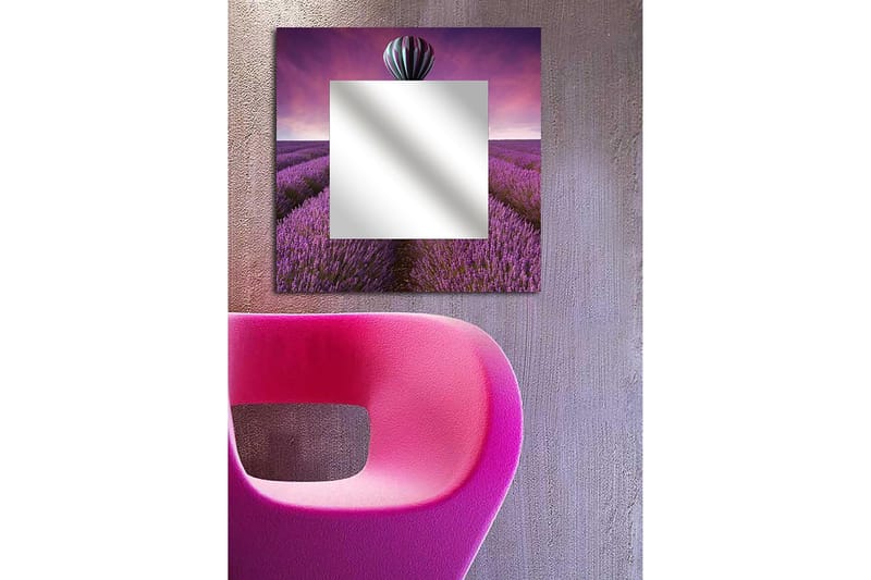 Dekorspeil Krasnaja 50x50 cm Nature - Plexiglass / flerfarget - Gangspeil - Veggspeil