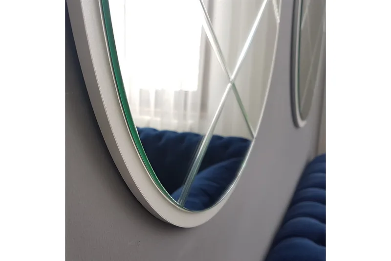 Delance Dekorasjonsspeil 60 cm - Sølv - Interiør - Speil - Veggspeil