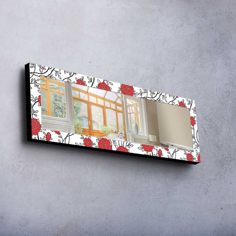 Denisova Dekorspeil 40x120 cm Christmas - Speilglass / stoff / flerfarget - Interiør - Speil - Veggspeil