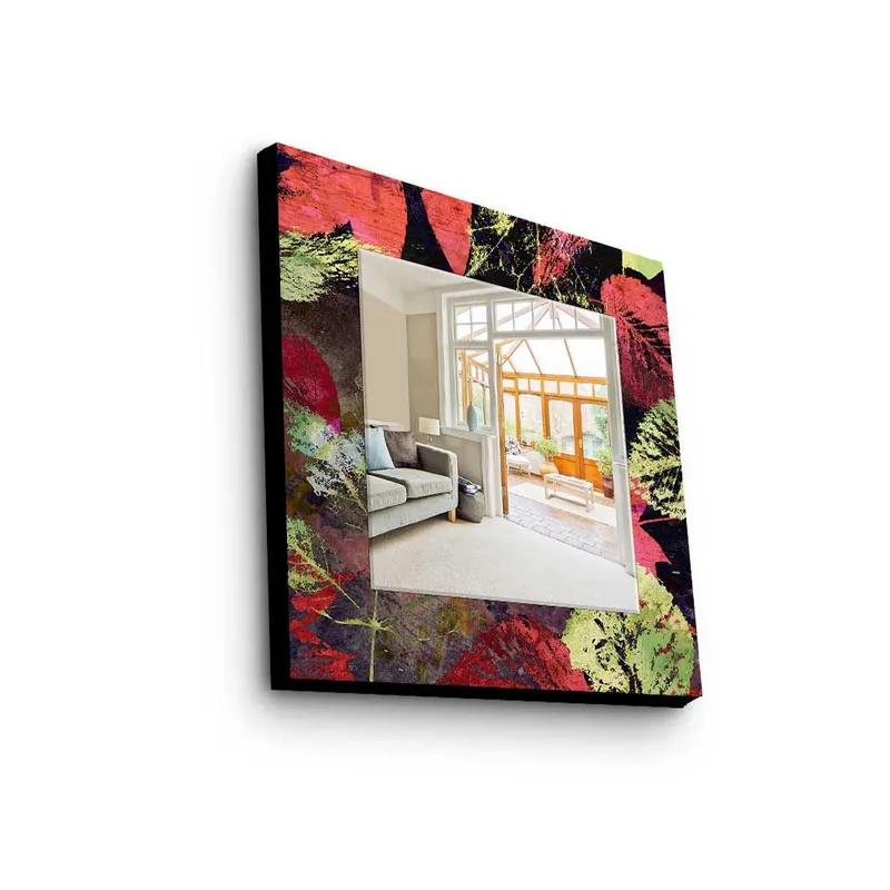 Denisova Dekorspeil 50x50 cm Christmas, Speilglass / stoff / flerfarget