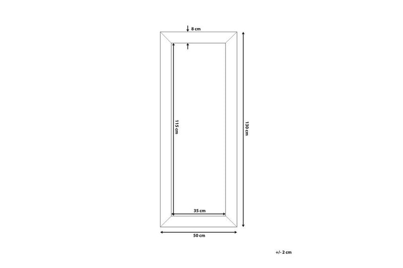 Derval Speil 50 cm - Sølv - Interiør - Speil - Veggspeil