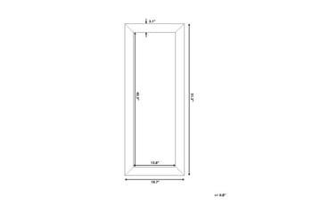 Derval Speil 50 cm - Sølv - Interiør - Speil - Veggspeil
