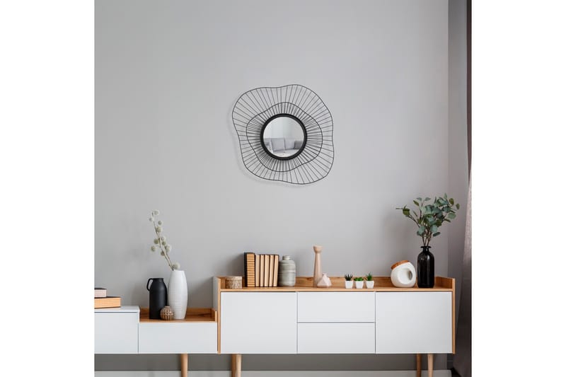 Euro Flora Speil - Svart - Interiør - Speil - Veggspeil