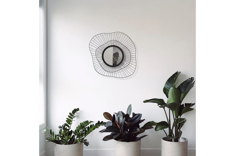 Euro Flora Speil - Svart - Interiør - Speil - Veggspeil