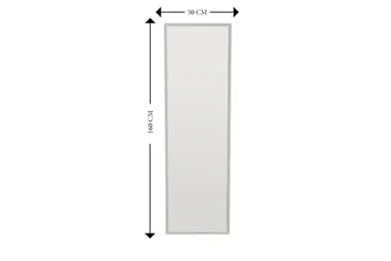 Falesia Speil 50 cm Rektangulær - Hvit - Interiør - Speil - Veggspeil