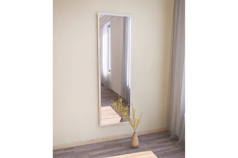 Falesia Speil 50 cm Rektangulær - Hvit - Interiør - Speil - Veggspeil