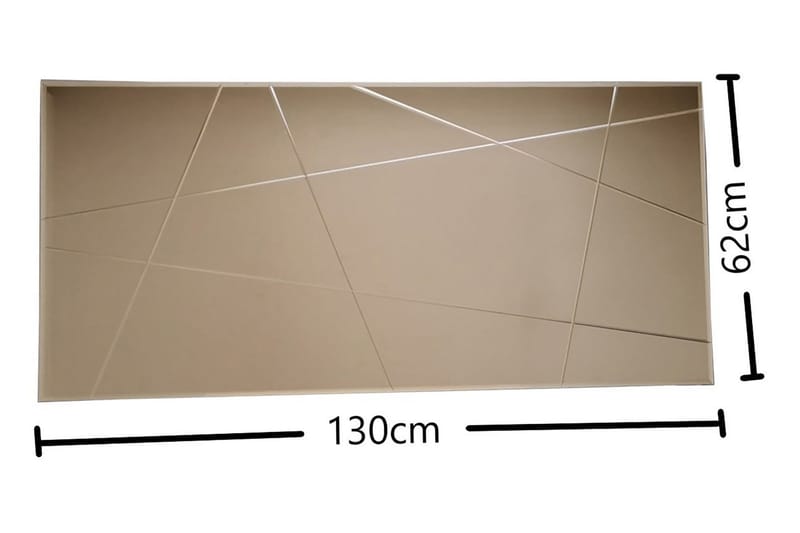 Fellwock Dekorasjonsspeil 62 cm - Sølv - Interiør - Speil - Veggspeil