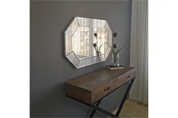 Hacher Dekorasjonsspeil 60 cm - Sølv - Interiør - Speil - Veggspeil