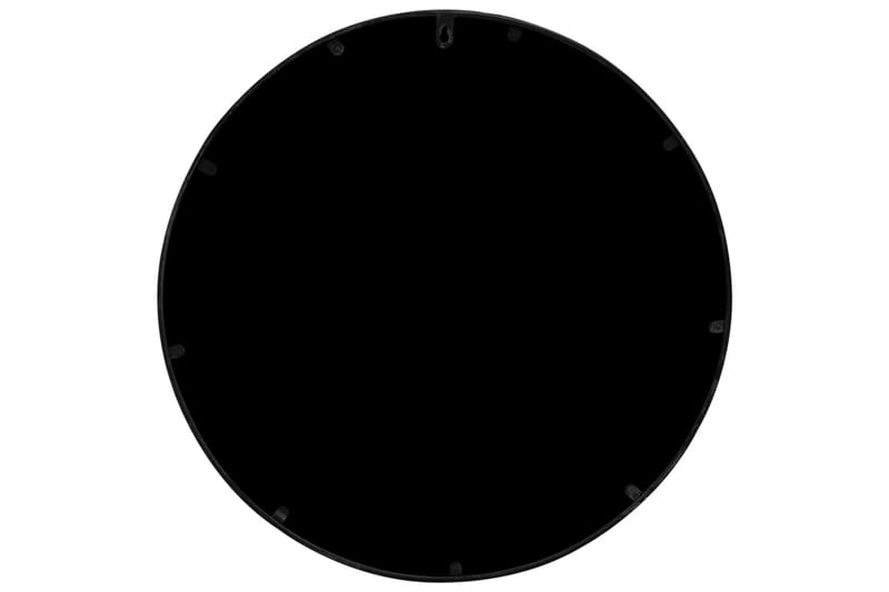 Hagespeil svart 60x3 cm for utendørs bruk jern - Svart - Gangspeil - Veggspeil