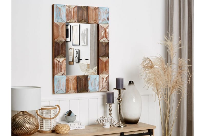Hizote Speil 63x90 cm - Flerfarget - Interiør - Speil - Veggspeil