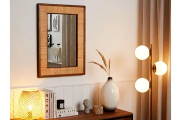 Iguala Speil 54x74 cm - Lys Tre - Interiør - Speil - Veggspeil