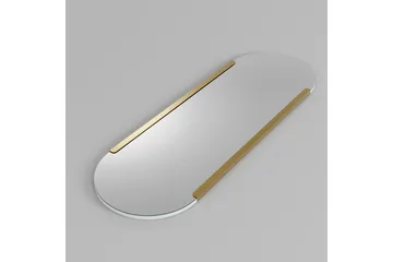 Ingang Speil 50 cm Rektangulær - Gull - Interiør - Speil - Veggspeil