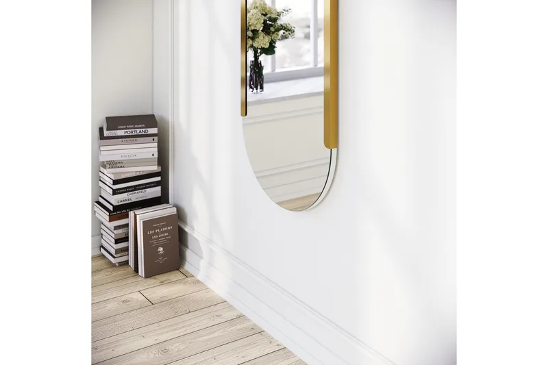 Ingang Speil 50 cm Rektangulær - Gull - Interiør - Speil - Veggspeil