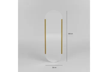 Ingang Speil 50 cm Rektangulær - Gull - Interiør - Speil - Veggspeil