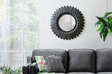 Larrau Speil 70 cm - Sølv - Interiør - Speil - Veggspeil