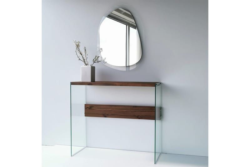 Lepinas asymmetrisk veggspeil 55x75 cm - Herdet Glass - Interiør - Speil - Veggspeil
