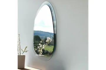 Lepinas asymmetrisk veggspeil 55x75 cm - Herdet Glass - Interiør - Speil - Veggspeil