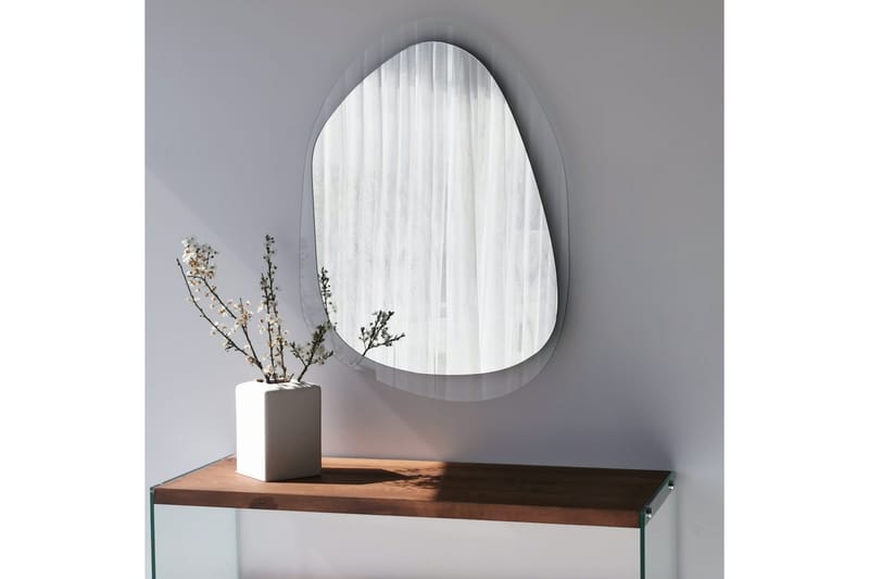 Lepinas asymmetrisk veggspeil 55x75 cm - Herdet Glass - Interiør - Speil - Veggspeil
