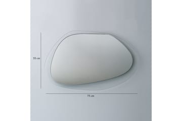 Lepinas asymmetrisk veggspeil 55x75 cm - Herdet Glass - Interiør - Speil - Veggspeil