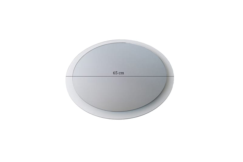 Lepinas Veggspeil Rund 65 cm - Herdet Glass - Interiør - Speil - Veggspeil
