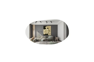 Lopi Speil 52 cm Asymmetrisk - Svart - Interiør - Speil - Veggspeil