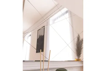 Lossa Speil 50 cm Rektangulær - Hvit - Interiør - Speil - Veggspeil