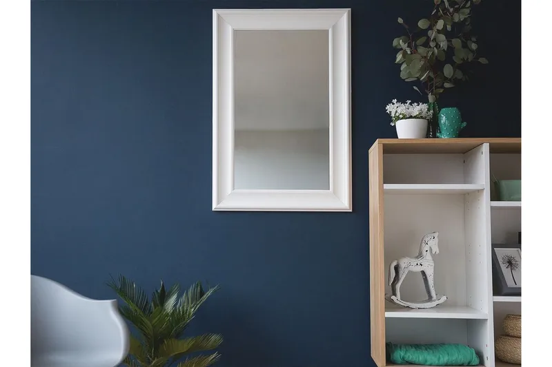 Lunel Speil 61 cm, Hvit