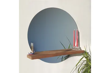 Marmol Dekorasjonsspeil 70 cm - Valnøtt - Interiør - Speil - Veggspeil