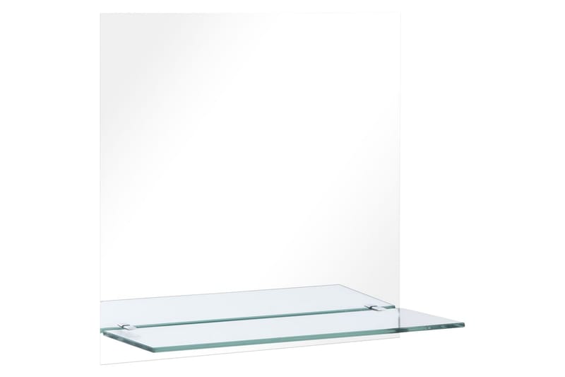 Veggspeil med hylle 60x60 cm herdet glass - Gangspeil - Veggspeil Veggspeil med hylle 60x60 cm herdet glass - Gangspeil - Veggspeil
